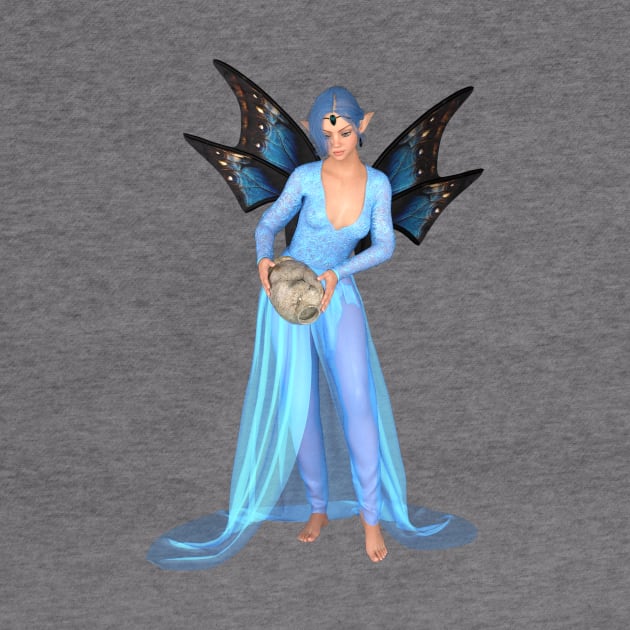 Aquarius woman girl fairy faerie elf water carrier by Fantasyart123